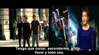 Emma Watson y Rupert Grint hablan con Alex Medela sobre Harry Potter and The Deathly Hallows 1 [upl. by Nero]