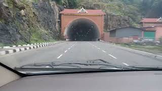 tunnel in kerala palakad highway 2024 southindia misty mountains carride travel trip [upl. by Kemble]