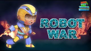 Vir The Robot Boy  Robot War  Full Movie  Cartoons For Kids  Wow Kidz Movies [upl. by Ardnahcal]