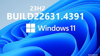 Windows 11 Cumulative Update Preview build 226314391 23H2 KB5044380  Oct 22windows1123h2 [upl. by Deonne]