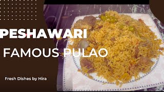 Peshawari Famous Pulao recipe  degi chana pulao  peshawari chawal [upl. by Attenyl]