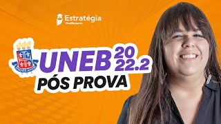 UNEB 20222 – Pós prova [upl. by Nomsed]