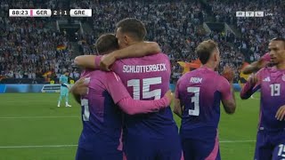 Germany vs Greece 21 Pascal Gross Goal  All Goals Results And Extended Highlights2024 [upl. by Ettenay]