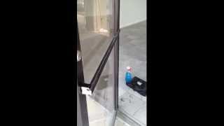 How To Tighten A Loose Commercial Style Entry Way Door Handle [upl. by Adamson977]