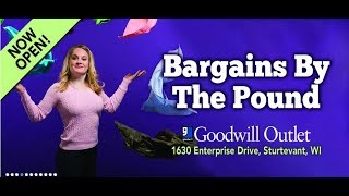 Goodwill Outlet  NOW OPEN in Sturtevant Wisconsin [upl. by Yedsnil]