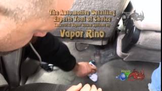 Vapor Rino 160 PSI Automotive Detailing Upholstery Steam Cleaner [upl. by Akital370]