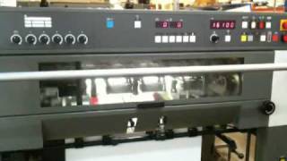 Remous Ltd  Komori LS29 Running at Full Speed [upl. by Skcirdnek]