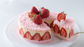 いちごのフレジェの作り方 Fraisier｜HidaMari Cooking [upl. by Kandace]