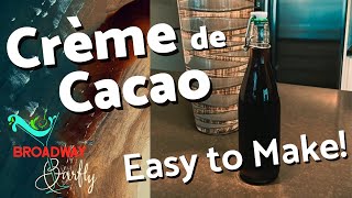 DoitYourself Crème de Cacao 🍫 delicious and easy to make [upl. by Analim149]