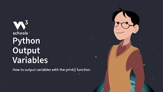 Python  Output Variables with print  W3Schoolscom [upl. by Arahsal884]