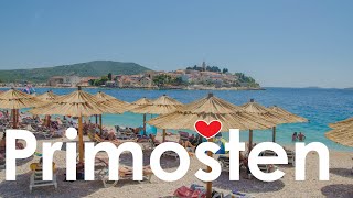 Primosten w Dalmacji  plaże atrakcje sklepy stare miasto co zobaczyć Primošten in Croatia [upl. by Lertnom]