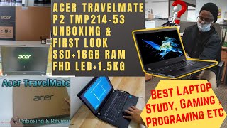 Acer TravelMate P2 TMP21453 Laptop Unboxing amp First Look SSD16GBRAMi5aceracerlaptopNovelIT🔥🔥 [upl. by Tace]