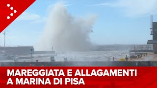 LIVE Alluvione in Toscana in diretta da Marina di Pisa [upl. by Wirth]