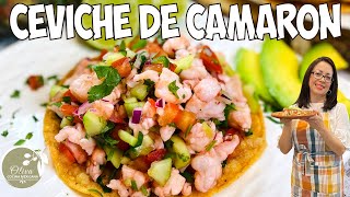 LA MEJOR RECETA DE CEVICHE DE CAMARON Al estilo Colombiano 🍤 Shrimp Ceviche 🍤 [upl. by Kos]