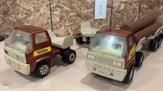 78 and 80 Tonka Log Trucks [upl. by Novla]