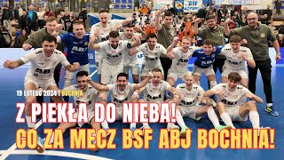 Z piekła do nieba Co za mecz BSF ABJ Powiat Bochnia 19022024 [upl. by Magdaia]