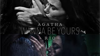 Agatha amp Rio  WANNA BE YOURS kiss [upl. by Loresz578]