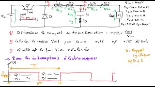 Hacheur de tension Buck  Exercice convertisseur d’énergie CCCC [upl. by Latnahs]