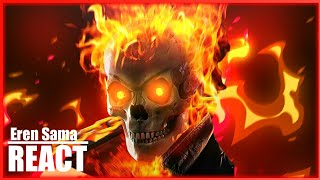 Chainsaw man react Os Feitos mais incríveis do Motoqueiro Fantasma  Jhonny Blaze  Super Hero [upl. by Sucrad]