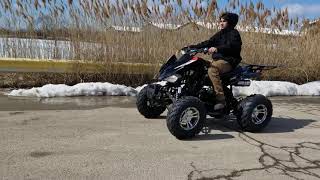 200cc Sport Atv Quad Fully Automatic With Reverse Test amp Review [upl. by Stutzman]