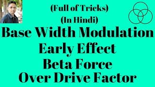 Early Effect in BJT  Base Width Modulation Electronic Devices44 by SAHAV SINGH YADAV [upl. by Singleton189]