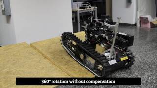 Adaptive Feedforward Velocity Control applied on Rescue Robot [upl. by Jan897]