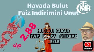 Hak Hukuk Gak Guguk Havada Kara Bulut Bu Yıl Faiz İndirimini Unut [upl. by Gregg463]