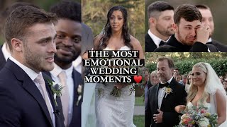 Emotional Wedding Moments 2022 Compilation 💕 first Looks grooms crying amp more You will cry 😭 [upl. by Swayder]