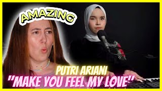 Putri Ariani quotMake You Feel My Lovequot  Reaction Video [upl. by Najib168]