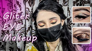 Trendy GLITTER Eye Makeup Tutorial 🌟  Eye Makeup Look  Eye Makeup Trends 2025 [upl. by Devan]