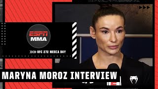 Maryna Moroz discusses preparing for UFC 272 amid war in Ukraine  ESPN MMA [upl. by Lleret]