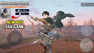 New Attack On Titan FanGame Android  Attack On Titan Fanmade Game Android [upl. by Nnayelhsa]