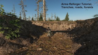 Arma Reforger Tutorial how to make trenches [upl. by Adidnere]