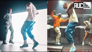 Russell Westbrook Starts Crip Walking After Bino Rideaux Brings Him On Stage In LA [upl. by Namlaz395]