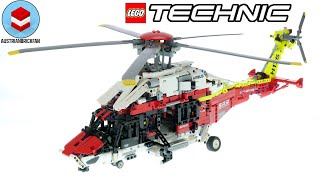 LEGO Technic 42145 Airbus H175 Rescue Helicopter  LEGO Speed Build Review [upl. by Aidul]