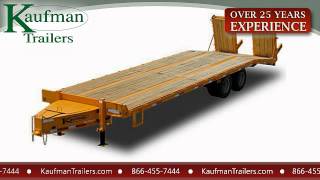 Kaufman Flatbed Trailers  The BEST Uility Tailor For Any Project [upl. by Idisahc]