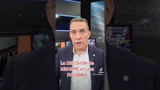 La DECISIÓN de MBAPPÉ en una PALABRA  Chiringuito Inside [upl. by Rhonda209]