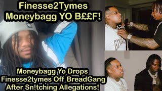 Finesse2Tymes Dss£s MoneyBagg Yo In Freestyle Says BreadGang Contract Was Balled Up [upl. by Yenolem]