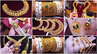 SENCO GOLD bridal collectionsankha choker bala chur 2023 collectiongold bala chur mantasa design 3 [upl. by Elleinahc395]