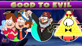 Gravity Falls Characters Good to Evil ⚠️🎩 [upl. by Waine]