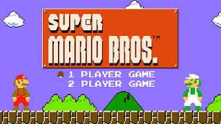 Super Mario Bros  Full Game Walkthrough NES [upl. by Hsekin514]