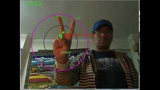 Finger detection OpenCV  Reconocimiento de mano y conteo de dedos [upl. by Loggins]