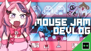 IRONMOUSE GAME JAM  Mouse Jam Devlog ft Doodlebugdraws [upl. by Nauh779]