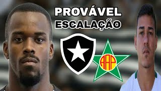 BOTAFOGO X PORTUGUESA  PROVÁVEL ESCALAÇÃO ONDE ASSISTIR E DESFALQUES ⭐ [upl. by Rhody]