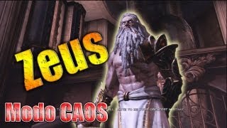 Zeus en modo CAOS Chaos  Como derrotar a Zeus GOW3 Kratos vs Zeus [upl. by Prior]