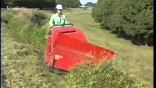 Shibaura SH1550 STANDON SLOPE FLAIL MOWER [upl. by Hui424]