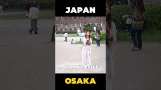 Exploring Osaka Cherry Blossoms Osaka Castle amp Dotonbori Food Tour 🌸🍜 JapanAdventures [upl. by Yllus]