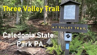 Three Valley Loop Trail Via the Appalachian Trail Caledonia State Park PA [upl. by Houlberg]