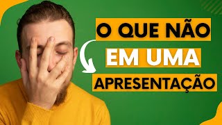 Nunca faça isso antes de uma apresentação [upl. by Aivekahs]