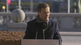 Sweden Live  Ceremony held in Stockholm after Sweden joins NATO  News9 [upl. by Yednarb]